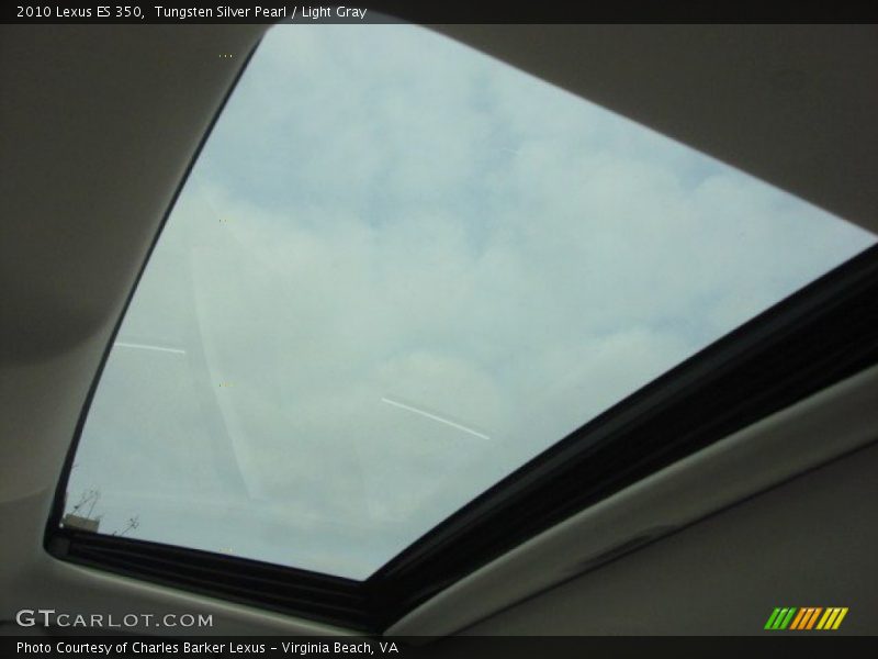 Tungsten Silver Pearl / Light Gray 2010 Lexus ES 350