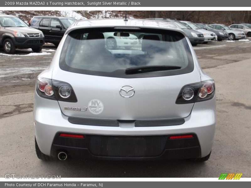 Sunlight Silver Metallic / Black 2009 Mazda MAZDA3 s Touring Hatchback