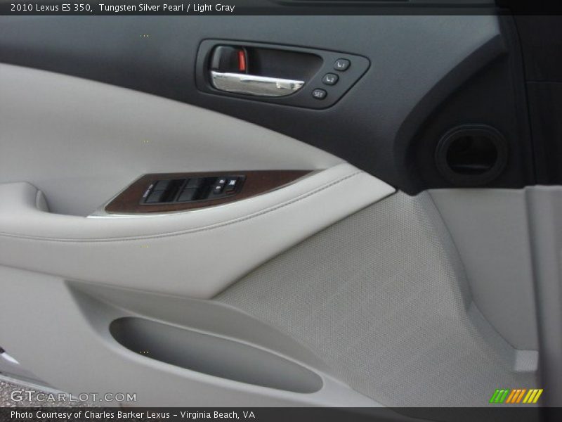 Tungsten Silver Pearl / Light Gray 2010 Lexus ES 350