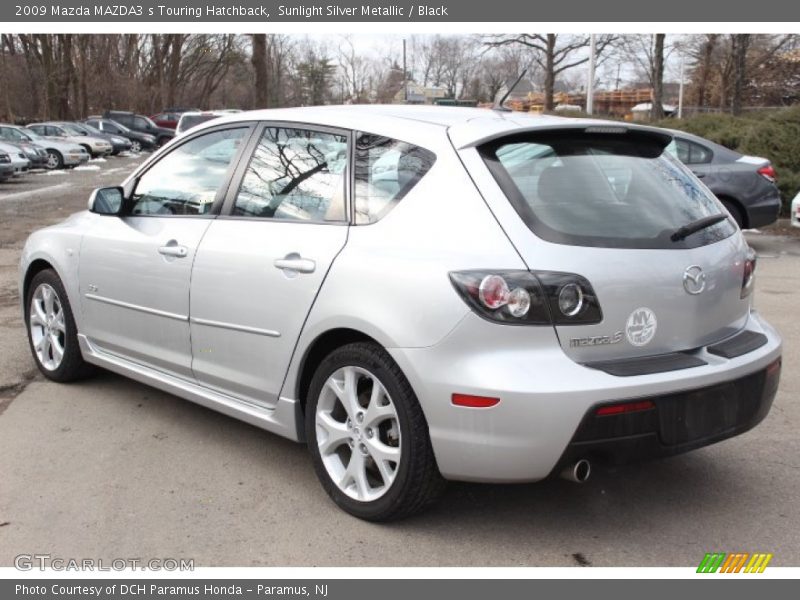 Sunlight Silver Metallic / Black 2009 Mazda MAZDA3 s Touring Hatchback