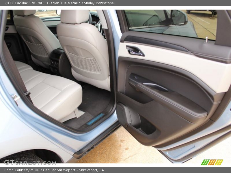 Glacier Blue Metallic / Shale/Brownstone 2013 Cadillac SRX FWD