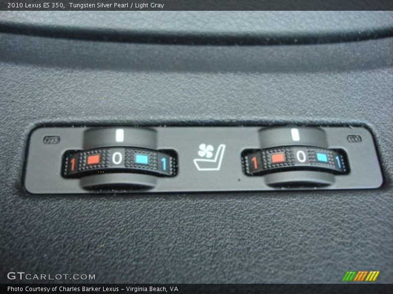 Tungsten Silver Pearl / Light Gray 2010 Lexus ES 350