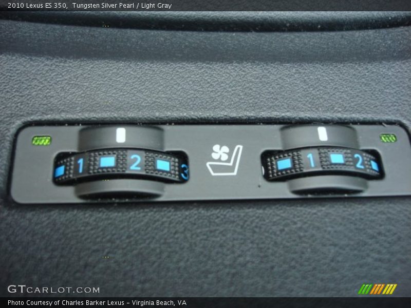 Tungsten Silver Pearl / Light Gray 2010 Lexus ES 350