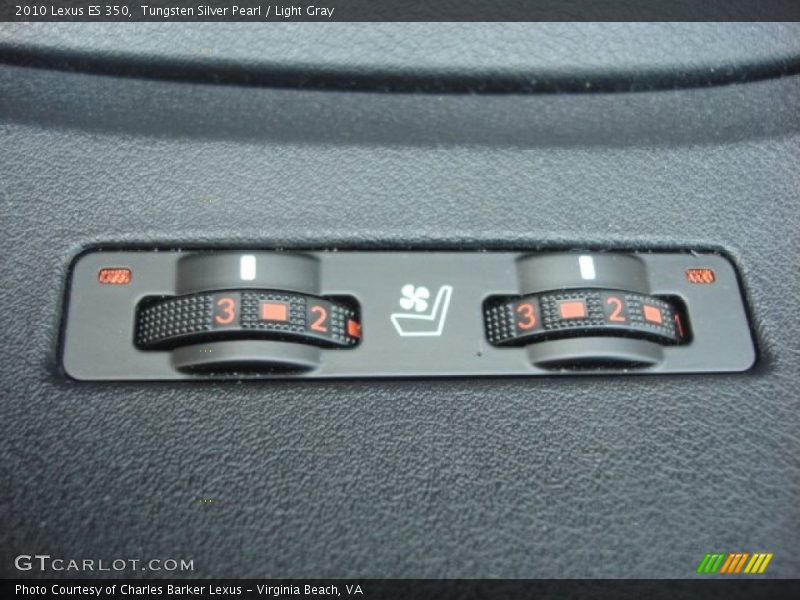 Tungsten Silver Pearl / Light Gray 2010 Lexus ES 350