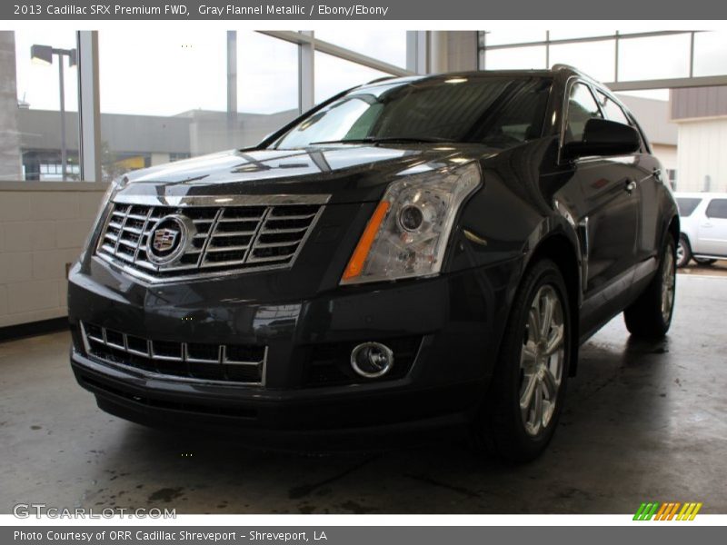 Gray Flannel Metallic / Ebony/Ebony 2013 Cadillac SRX Premium FWD