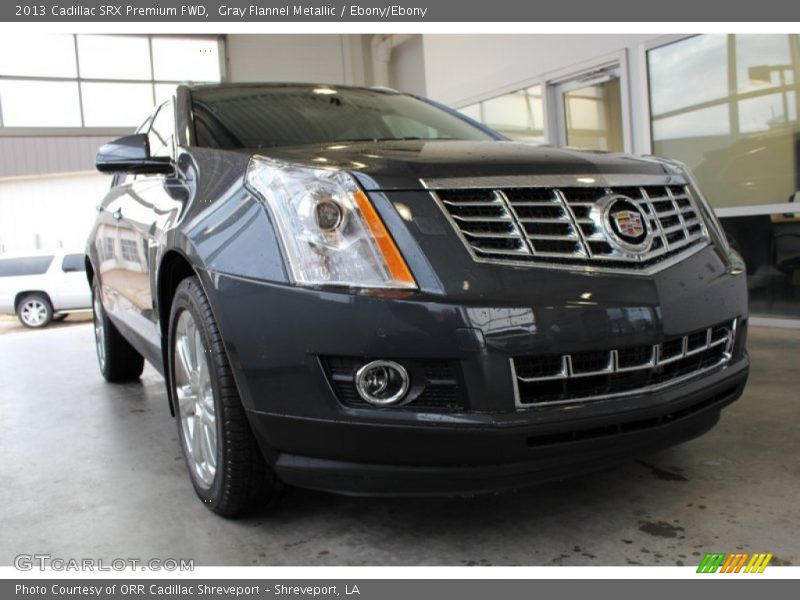 Gray Flannel Metallic / Ebony/Ebony 2013 Cadillac SRX Premium FWD