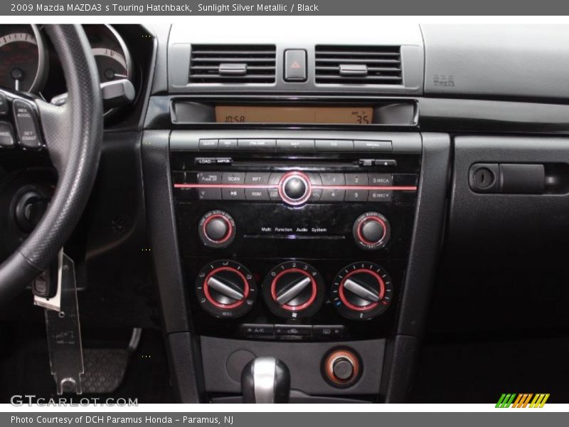 Controls of 2009 MAZDA3 s Touring Hatchback