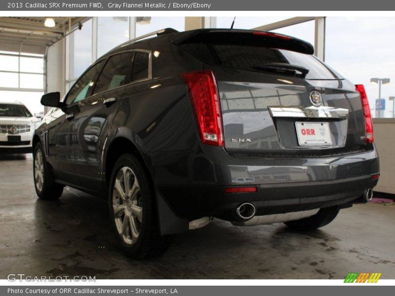 Gray Flannel Metallic / Ebony/Ebony 2013 Cadillac SRX Premium FWD