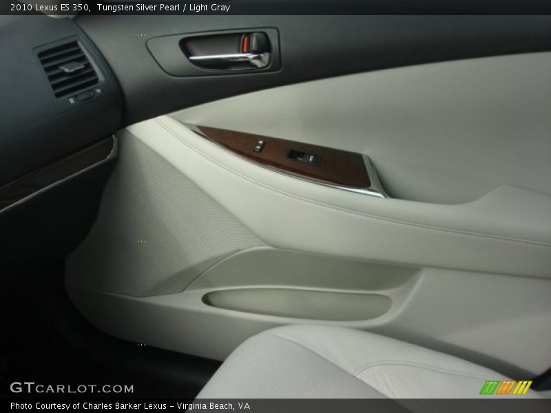 Tungsten Silver Pearl / Light Gray 2010 Lexus ES 350