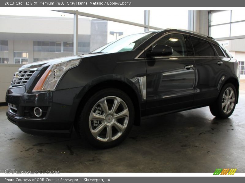 Gray Flannel Metallic / Ebony/Ebony 2013 Cadillac SRX Premium FWD