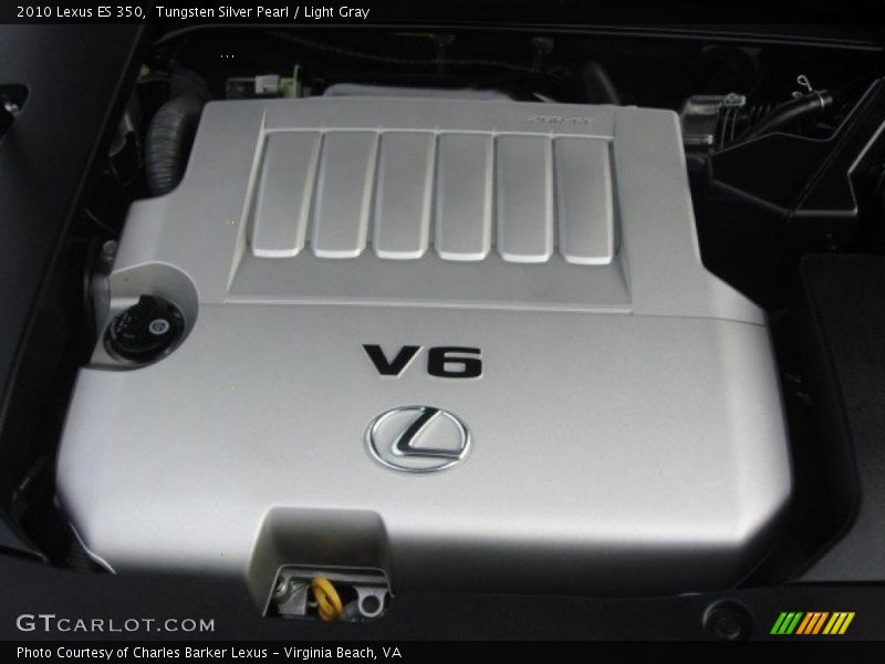Tungsten Silver Pearl / Light Gray 2010 Lexus ES 350