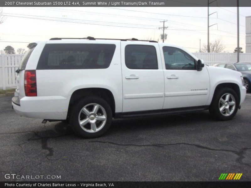 Summit White / Light Titanium/Dark Titanium 2007 Chevrolet Suburban 1500 LTZ 4x4