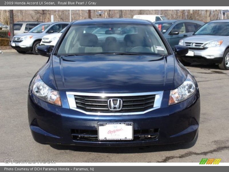 Royal Blue Pearl / Gray 2009 Honda Accord LX Sedan
