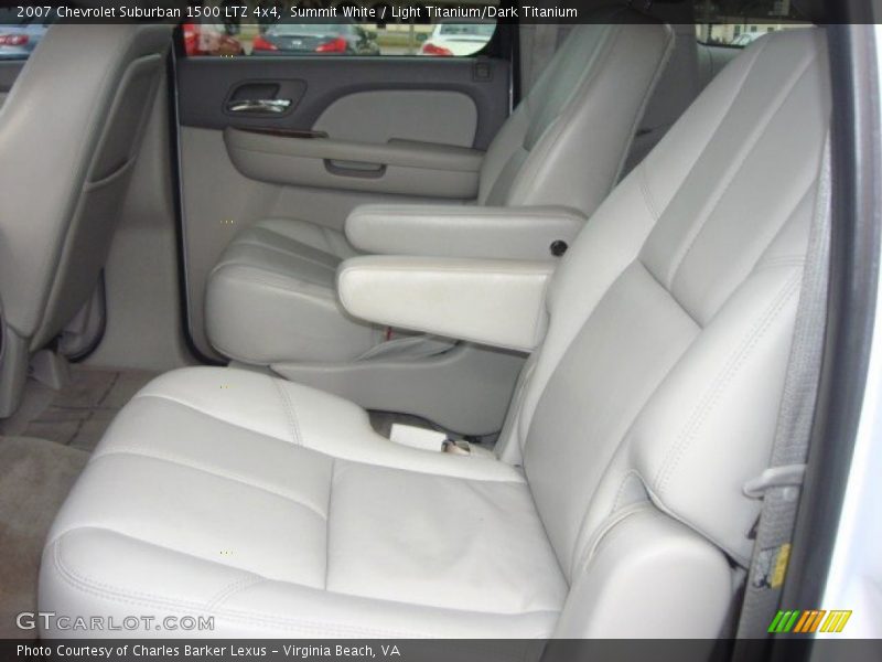Summit White / Light Titanium/Dark Titanium 2007 Chevrolet Suburban 1500 LTZ 4x4
