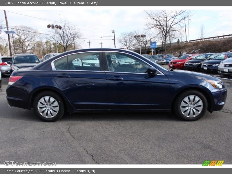Royal Blue Pearl / Gray 2009 Honda Accord LX Sedan