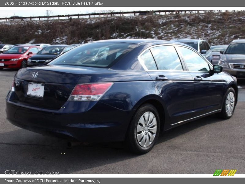 Royal Blue Pearl / Gray 2009 Honda Accord LX Sedan