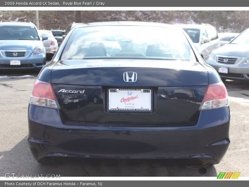 Royal Blue Pearl / Gray 2009 Honda Accord LX Sedan