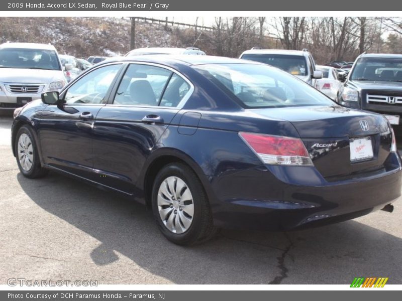 Royal Blue Pearl / Gray 2009 Honda Accord LX Sedan