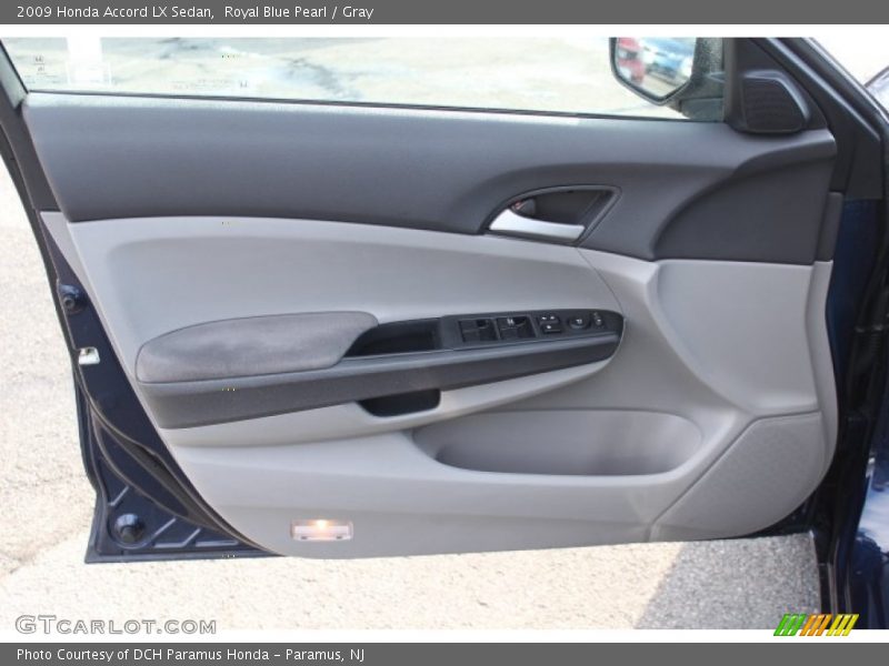 Royal Blue Pearl / Gray 2009 Honda Accord LX Sedan