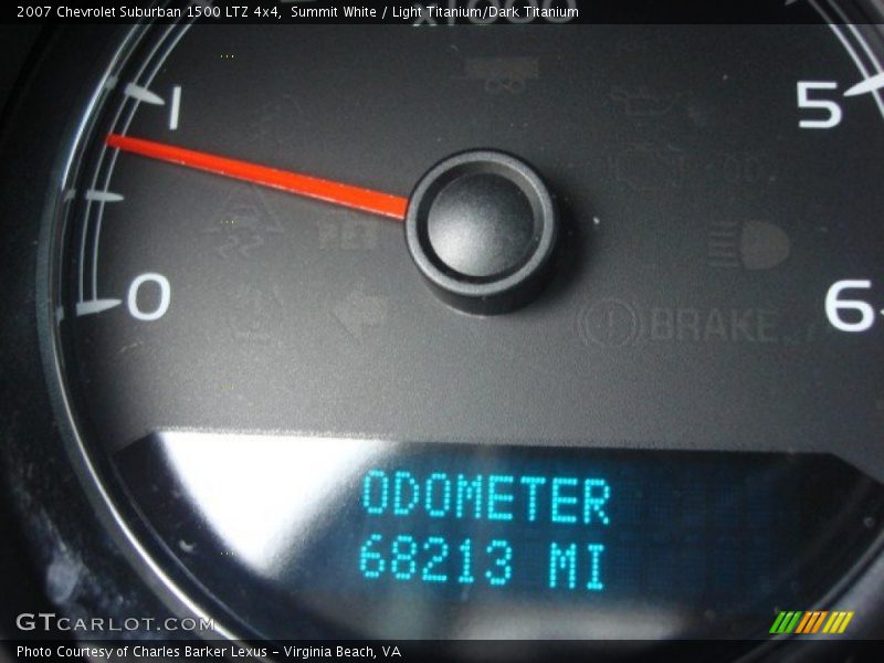 Summit White / Light Titanium/Dark Titanium 2007 Chevrolet Suburban 1500 LTZ 4x4