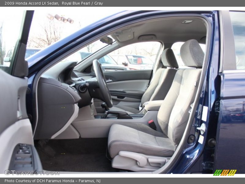 Royal Blue Pearl / Gray 2009 Honda Accord LX Sedan
