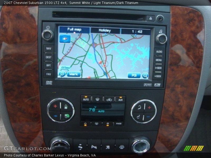 Summit White / Light Titanium/Dark Titanium 2007 Chevrolet Suburban 1500 LTZ 4x4