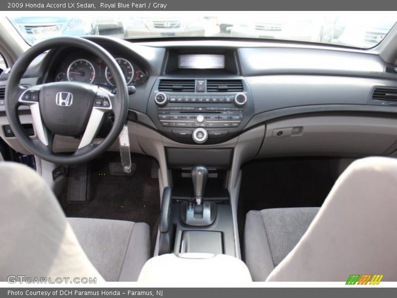 Royal Blue Pearl / Gray 2009 Honda Accord LX Sedan