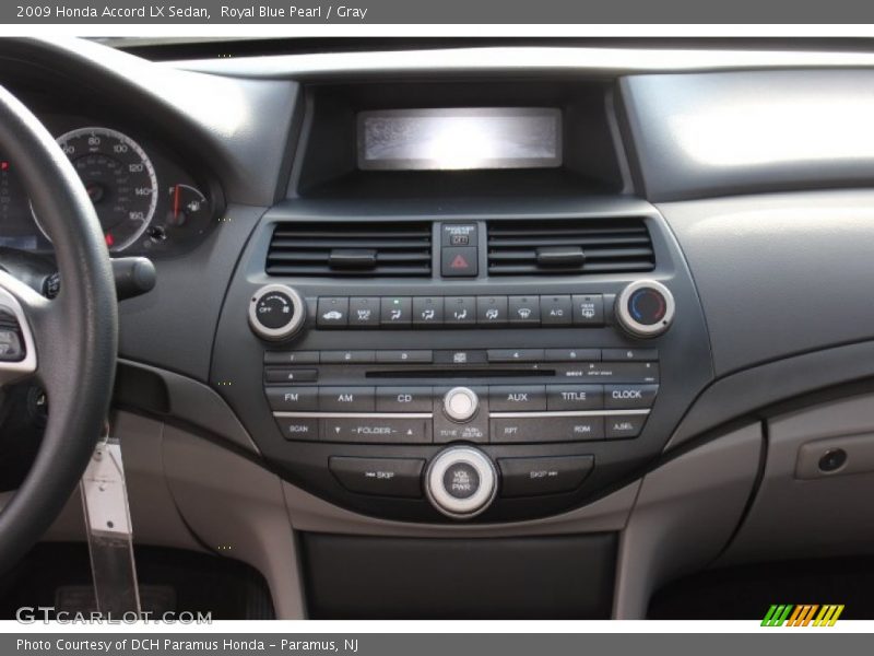 Royal Blue Pearl / Gray 2009 Honda Accord LX Sedan