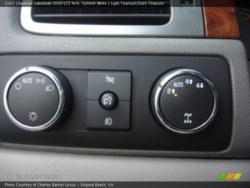 Summit White / Light Titanium/Dark Titanium 2007 Chevrolet Suburban 1500 LTZ 4x4
