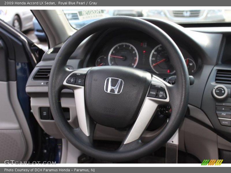 Royal Blue Pearl / Gray 2009 Honda Accord LX Sedan