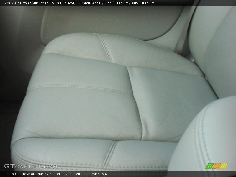 Summit White / Light Titanium/Dark Titanium 2007 Chevrolet Suburban 1500 LTZ 4x4