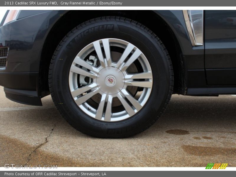Gray Flannel Metallic / Ebony/Ebony 2013 Cadillac SRX Luxury FWD
