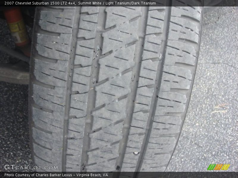 Summit White / Light Titanium/Dark Titanium 2007 Chevrolet Suburban 1500 LTZ 4x4