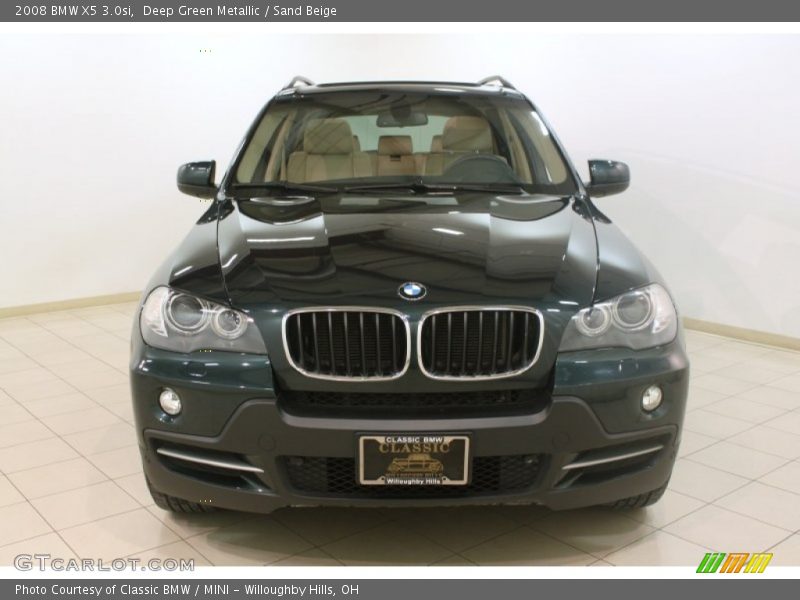 Deep Green Metallic / Sand Beige 2008 BMW X5 3.0si