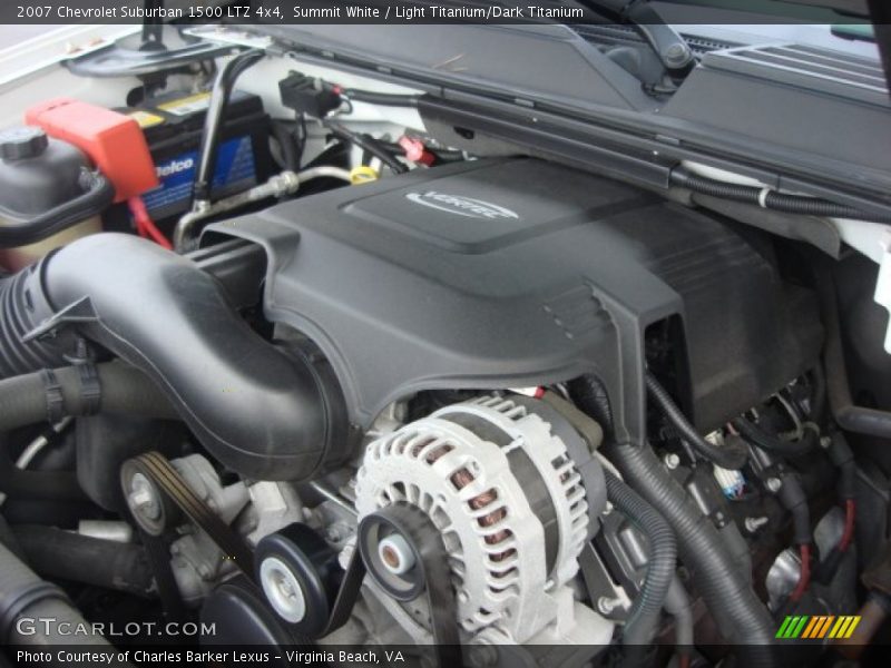 Summit White / Light Titanium/Dark Titanium 2007 Chevrolet Suburban 1500 LTZ 4x4