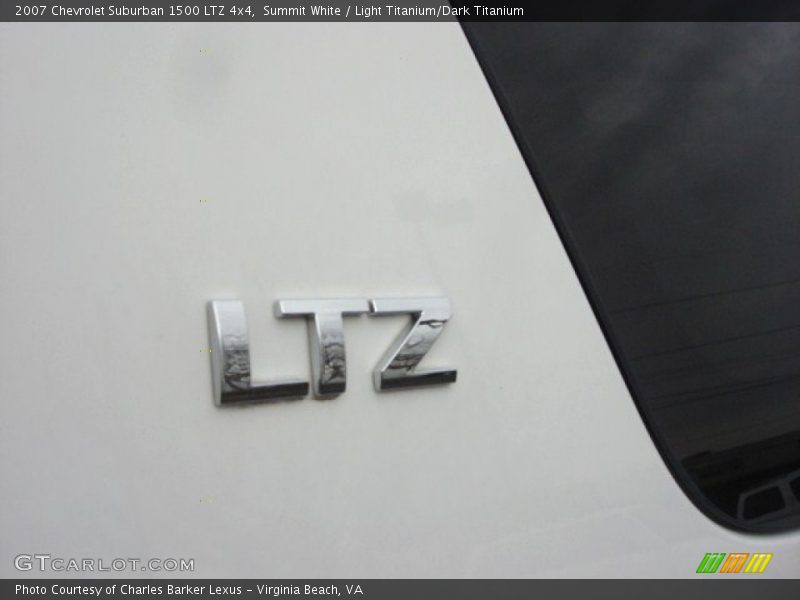 Summit White / Light Titanium/Dark Titanium 2007 Chevrolet Suburban 1500 LTZ 4x4