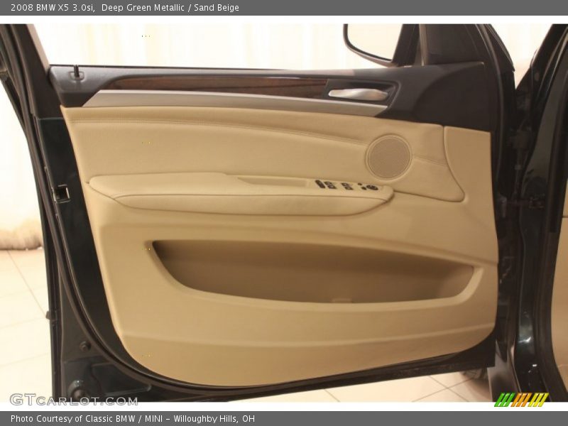 Deep Green Metallic / Sand Beige 2008 BMW X5 3.0si