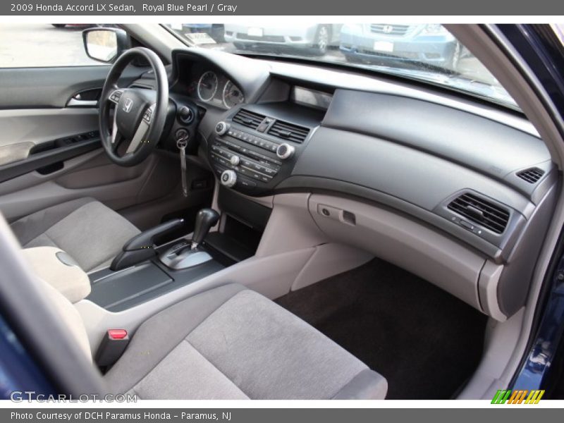 Royal Blue Pearl / Gray 2009 Honda Accord LX Sedan