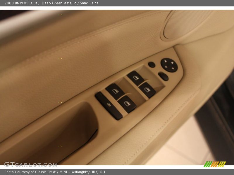 Deep Green Metallic / Sand Beige 2008 BMW X5 3.0si