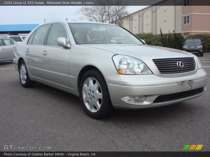 Millenium Silver Metallic / Ivory 2003 Lexus LS 430 Sedan