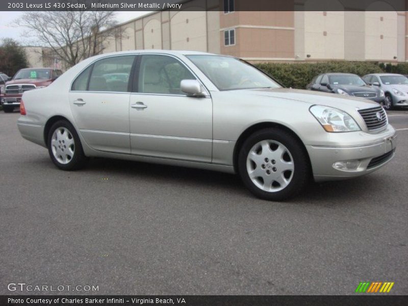 Millenium Silver Metallic / Ivory 2003 Lexus LS 430 Sedan