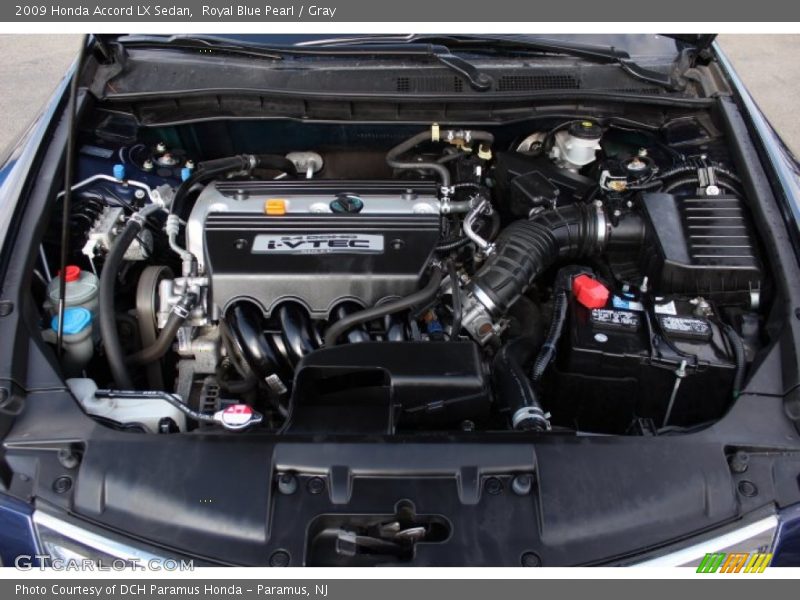 Royal Blue Pearl / Gray 2009 Honda Accord LX Sedan