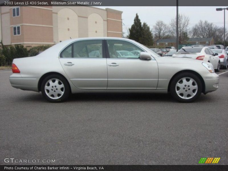 Millenium Silver Metallic / Ivory 2003 Lexus LS 430 Sedan