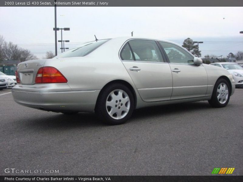 Millenium Silver Metallic / Ivory 2003 Lexus LS 430 Sedan
