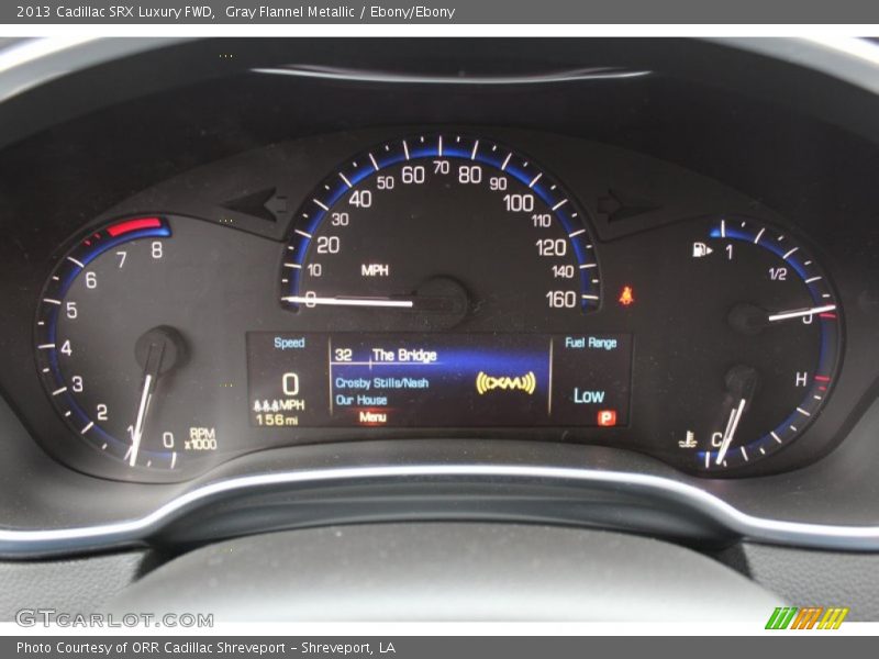 Gray Flannel Metallic / Ebony/Ebony 2013 Cadillac SRX Luxury FWD