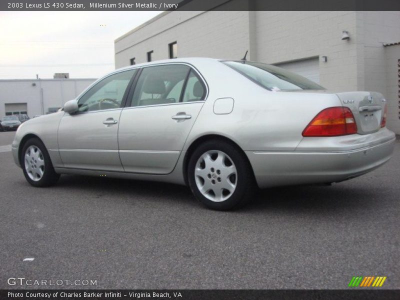 Millenium Silver Metallic / Ivory 2003 Lexus LS 430 Sedan