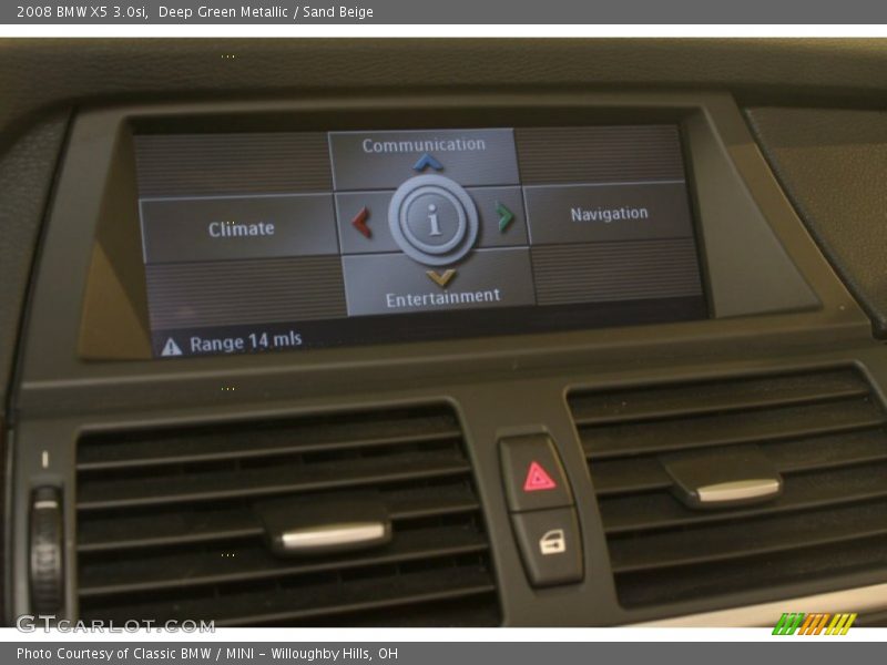 Deep Green Metallic / Sand Beige 2008 BMW X5 3.0si