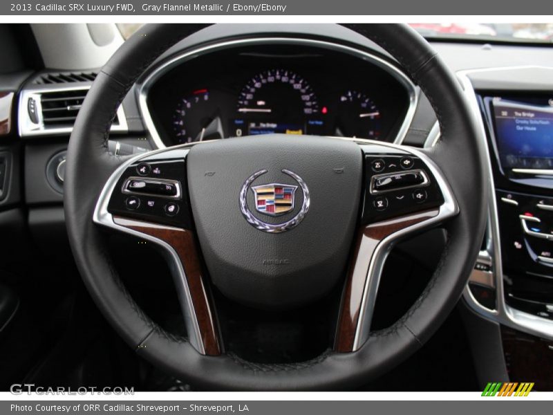 Gray Flannel Metallic / Ebony/Ebony 2013 Cadillac SRX Luxury FWD