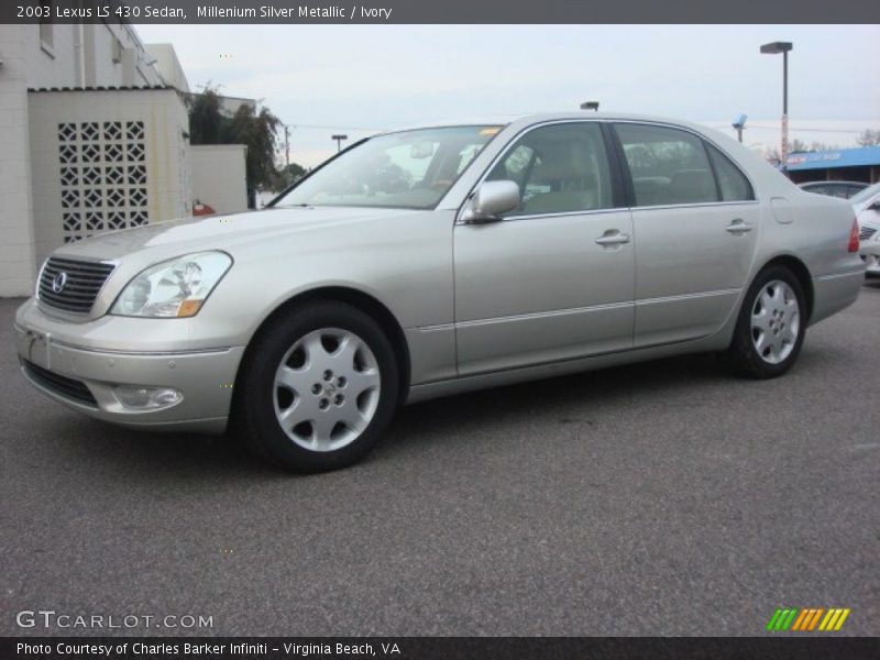 Millenium Silver Metallic / Ivory 2003 Lexus LS 430 Sedan