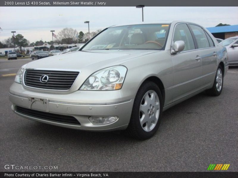 Millenium Silver Metallic / Ivory 2003 Lexus LS 430 Sedan